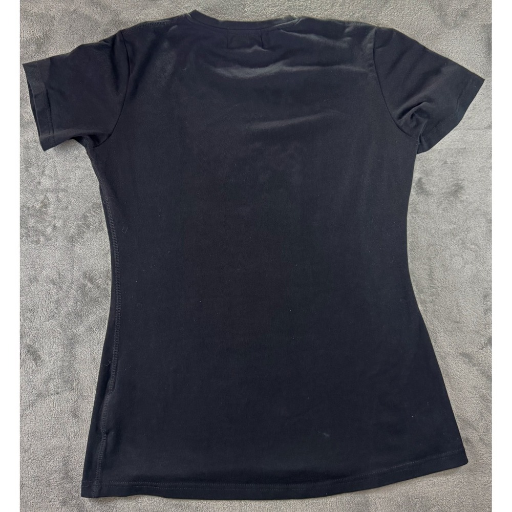 Jameson Irish Whiskey Crest Sine Metu T-Shirt Black Gold Womens Large L - Picture 11 of 12